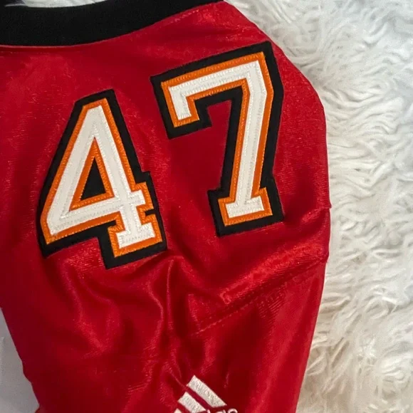 Tampa Bay Buccaneers VINTAGE John Lynch #47 Adidas Pro-Line Football Jersey. 42